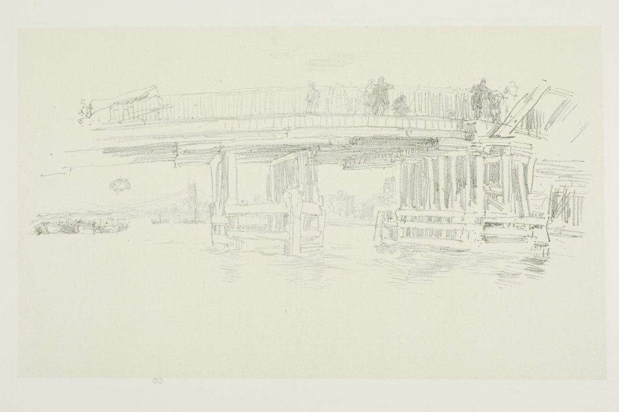 Régi Battersea híd alkotó: James McNeill Whistler