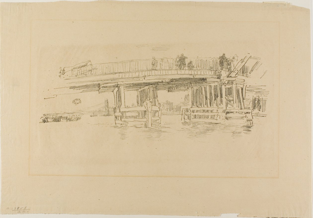 Régi Battersea híd alkotó: James McNeill Whistler