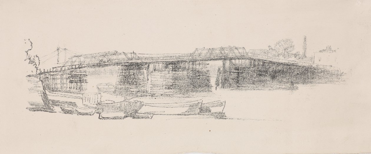 Old Battersea Bridge, 2. sz alkotó: James Abbott McNeill Whistler