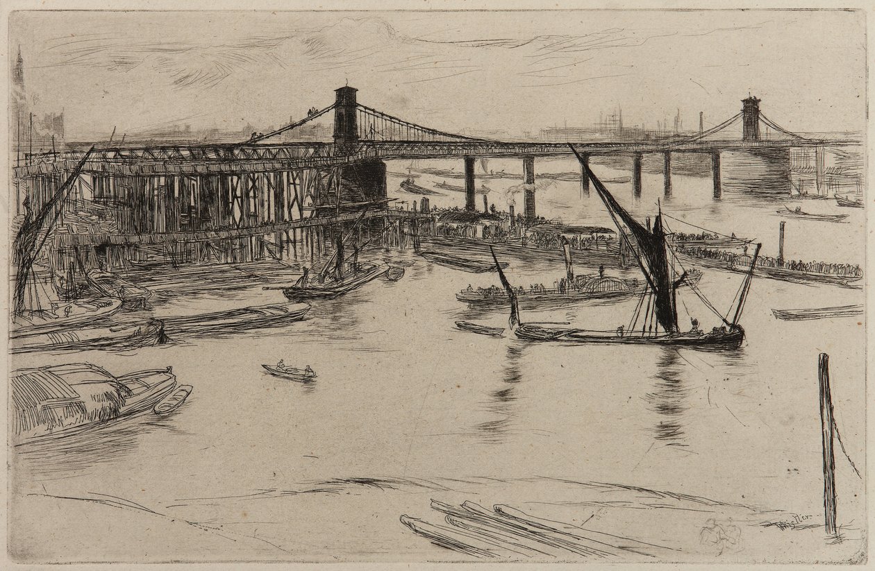 Régi Hungerford híd alkotó: James Abbott McNeill Whistler
