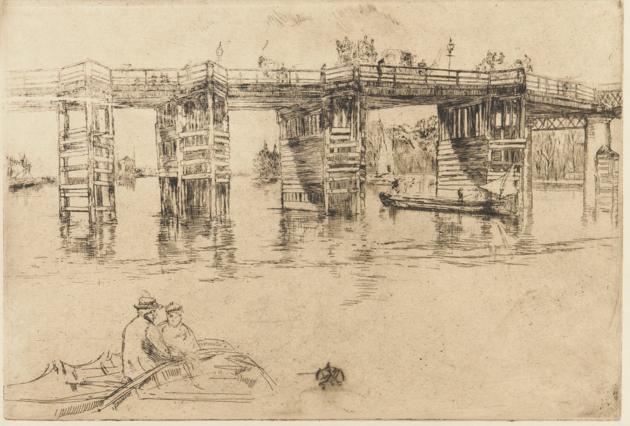 Régi Putney híd alkotó: James Abbott McNeill Whistler