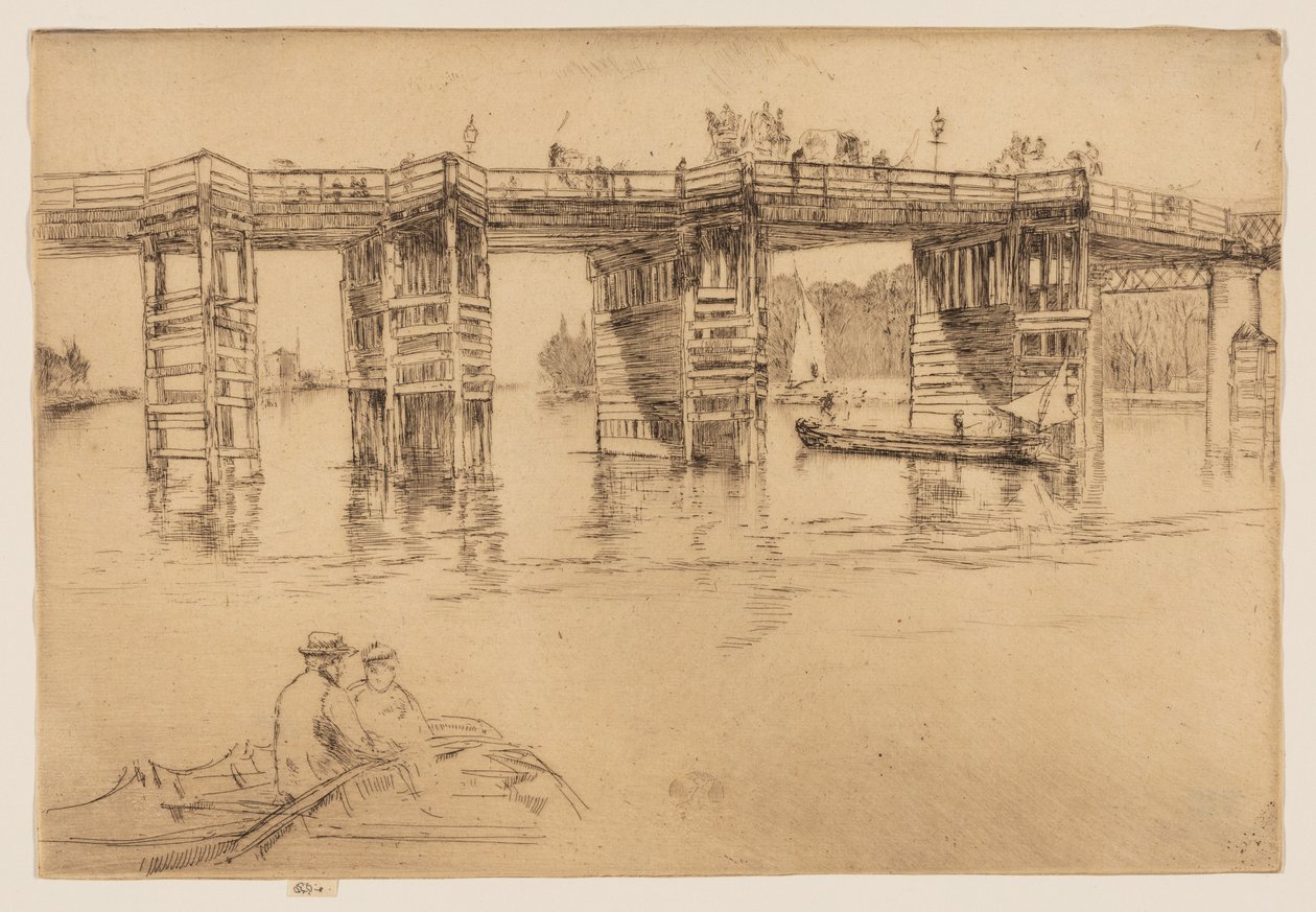 Régi Putney híd alkotó: James Abbott McNeill Whistler