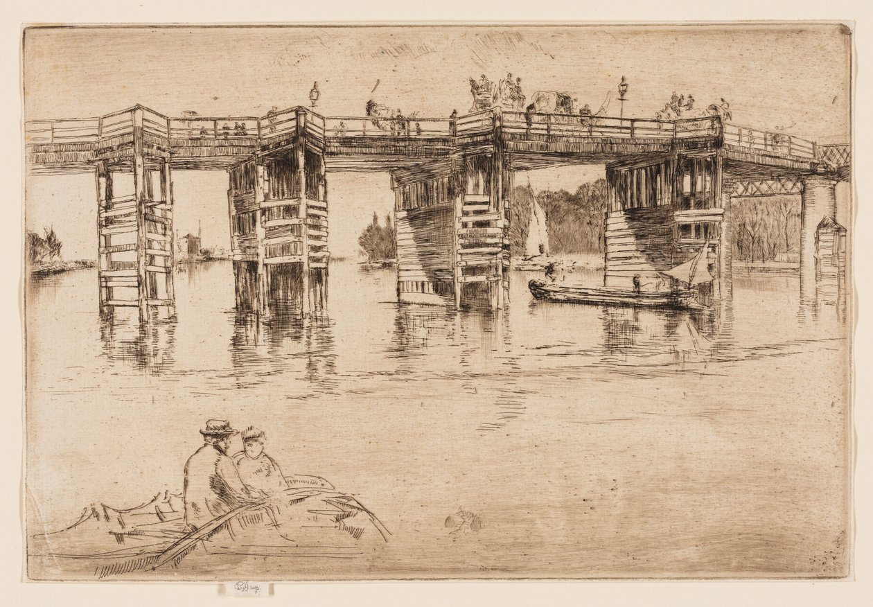 Régi Putney híd alkotó: James Abbott McNeill Whistler