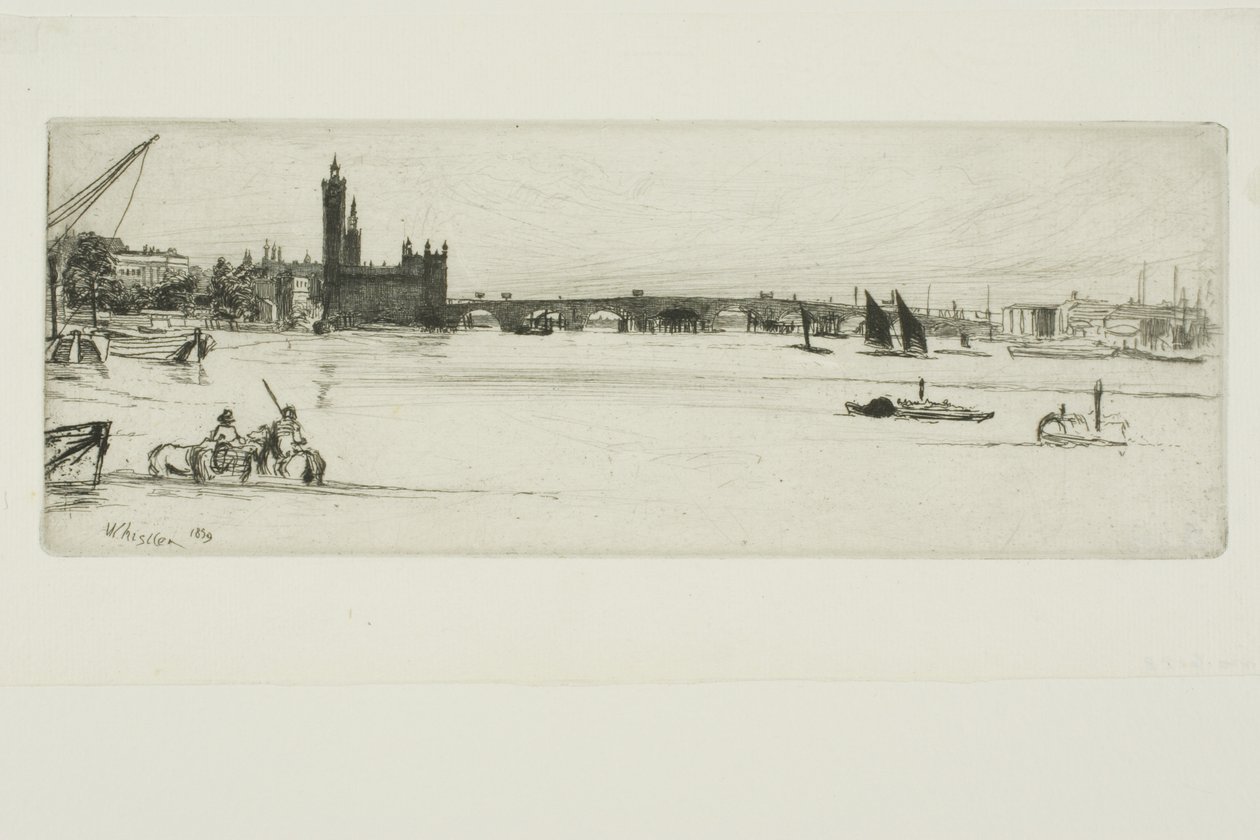 Régi Westminster híd alkotó: James Abbott McNeill Whistler