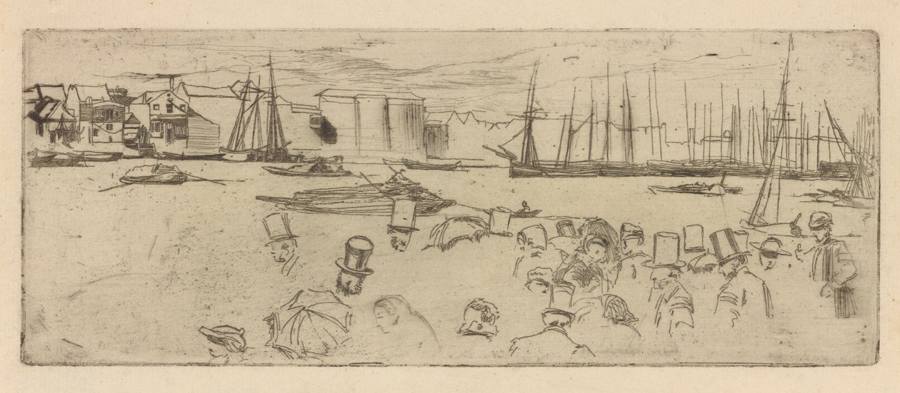 Penny Passengers, Limehouse alkotó: James Abbott McNeill Whistler