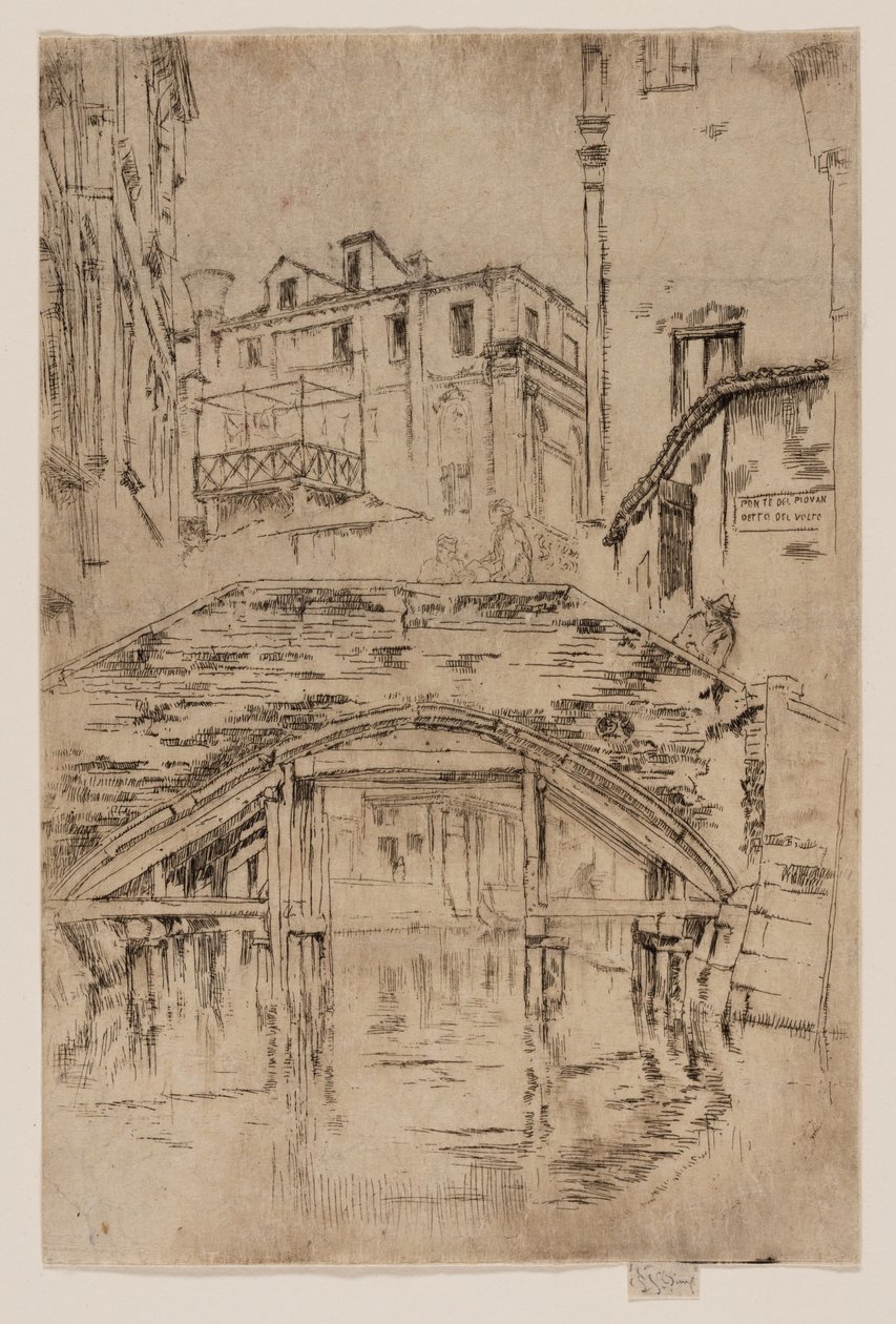Piovan híd alkotó: James Abbott McNeill Whistler