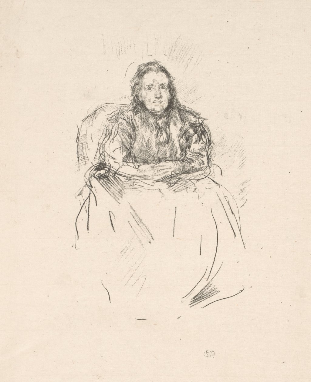 Portrétanulmány: Fülöpné alkotó: James Abbott McNeill Whistler