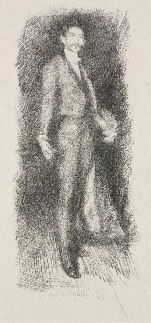 Robert de Montesquiou gróf portréja alkotó: James McNeill Whistler