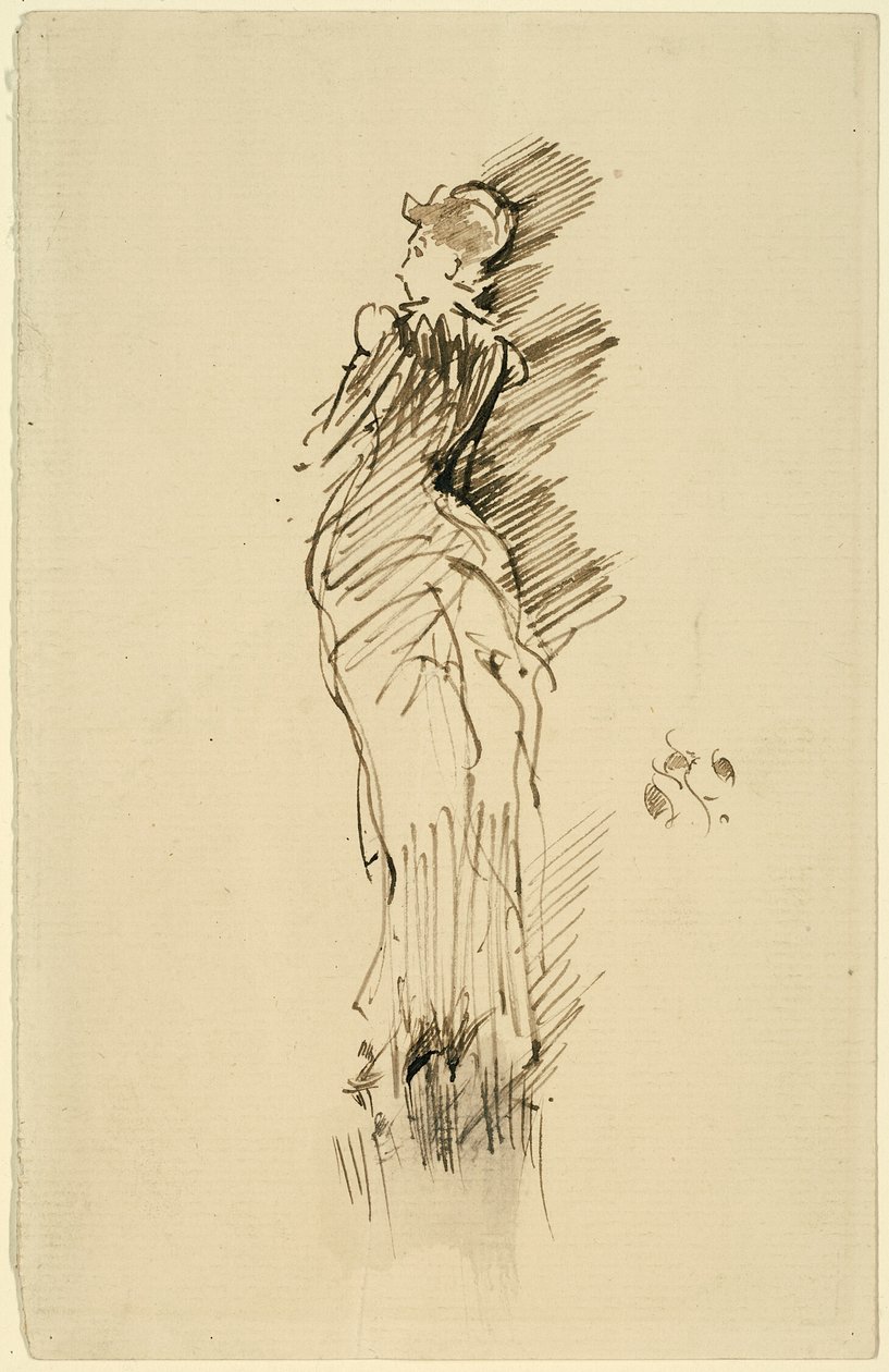 Miss Maud Franklin portréja alkotó: James McNeill Whistler
