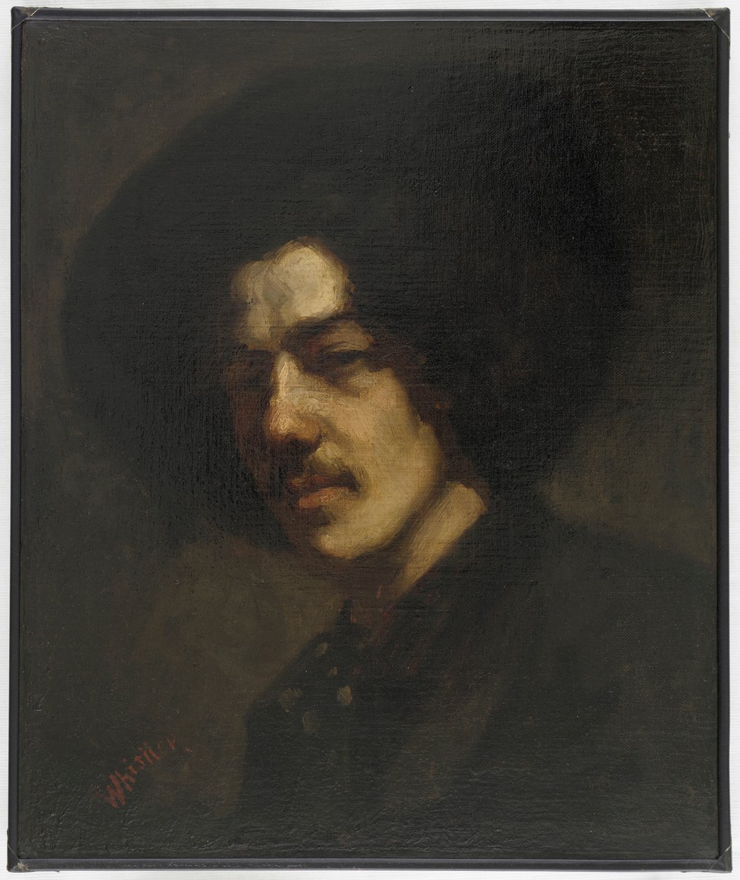 Whistler kalapos portréja alkotó: James Abbott McNeill Whistler