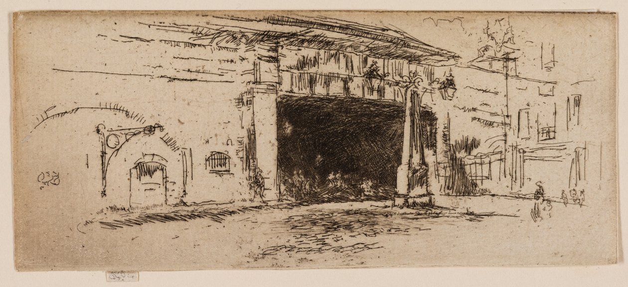 Railway Arch, American Square alkotó: James Abbott McNeill Whistler