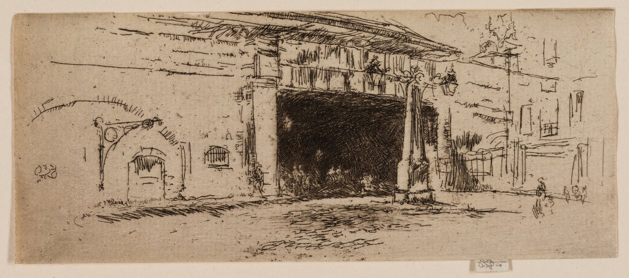 Railway Arch, American Square alkotó: James Abbott McNeill Whistler