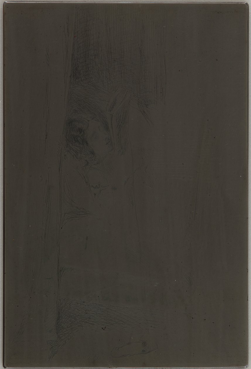 Olvasás az ágyban alkotó: James Abbott McNeill Whistler