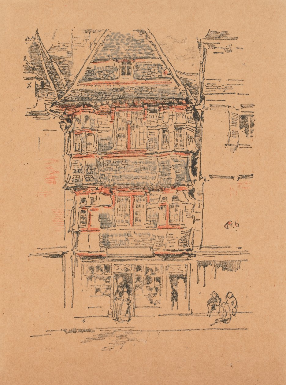 Vörös Ház, Paimpol alkotó: James Abbott McNeill Whistler
