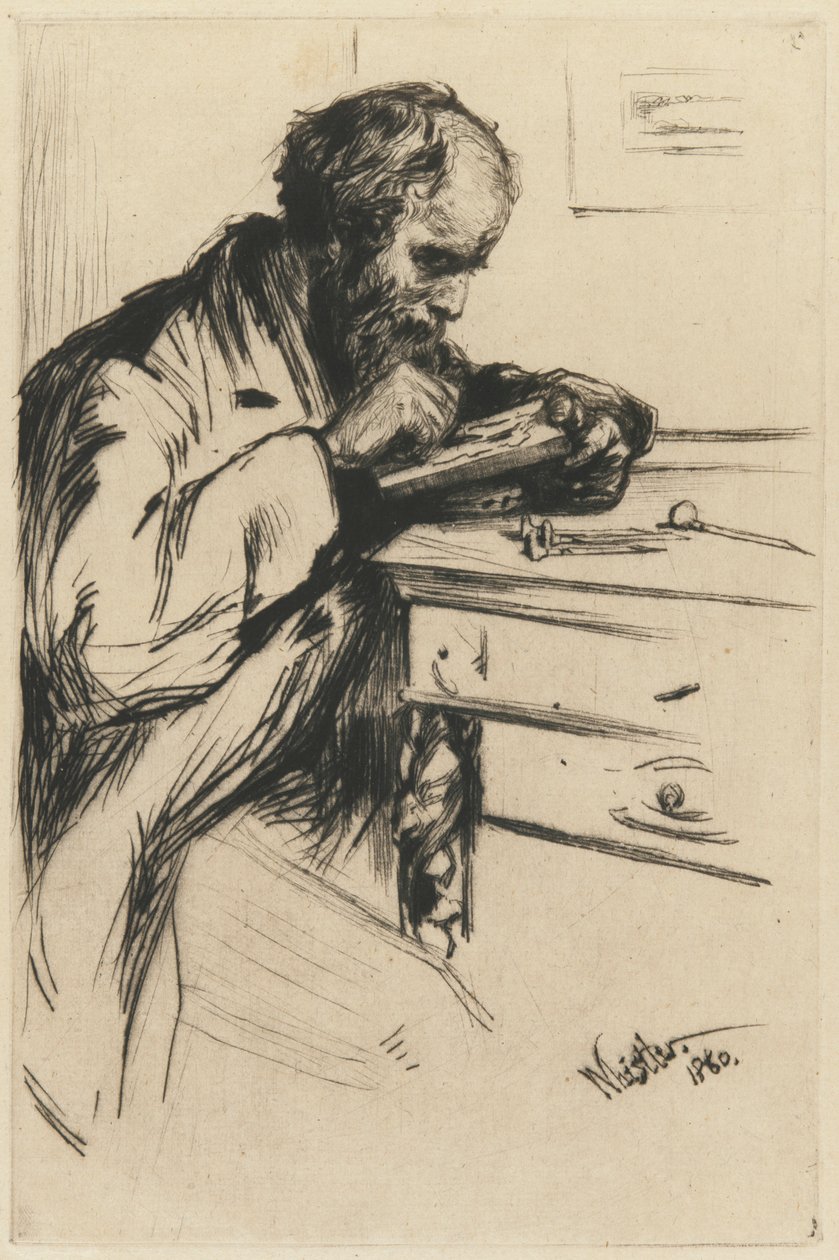 Riault (A fametsző) alkotó: James Abbott McNeill Whistler