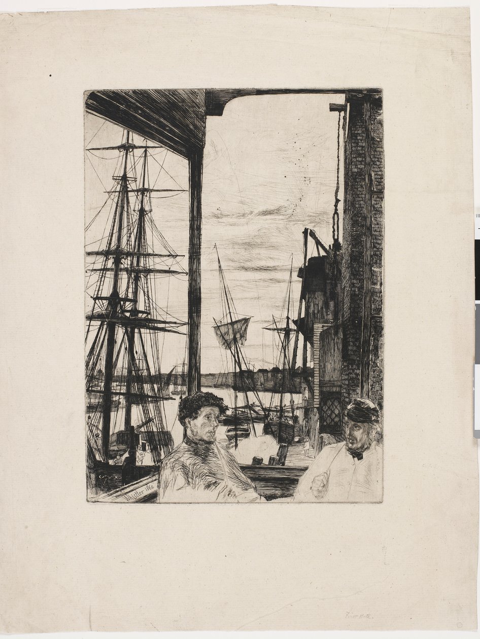 Rotherhithe alkotó: James Abbott McNeill Whistler