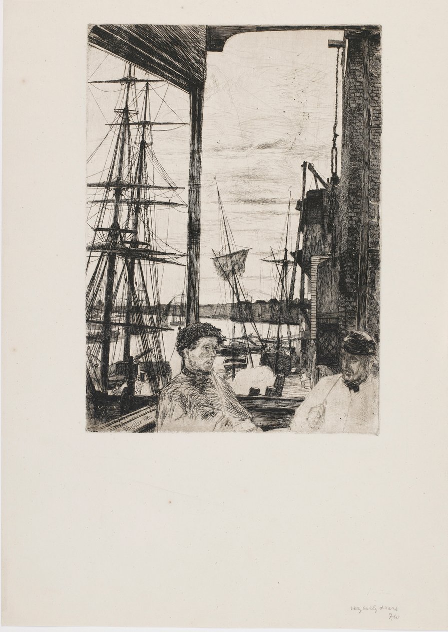 Rotherhithe alkotó: James Abbott McNeill Whistler