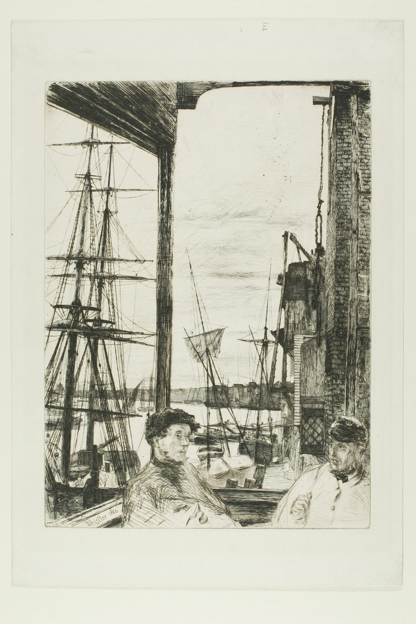 Rotherhithe alkotó: James Abbott McNeill Whistler