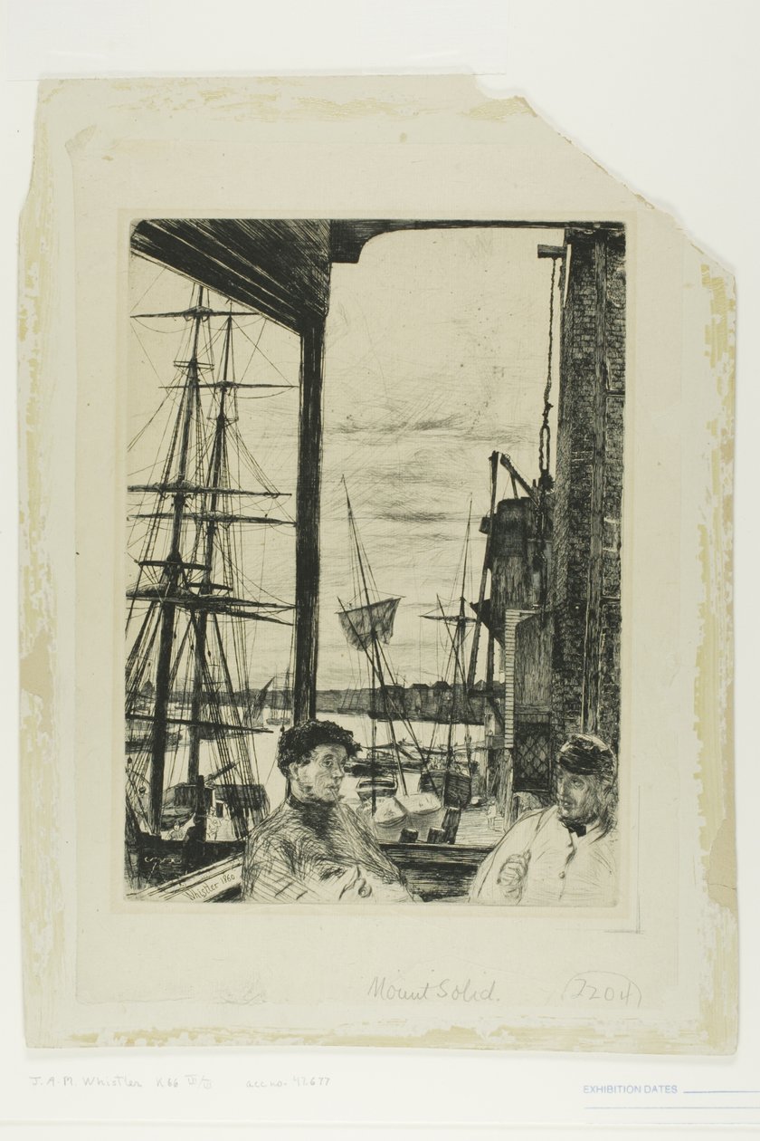 Rotherhithe alkotó: James Abbott McNeill Whistler