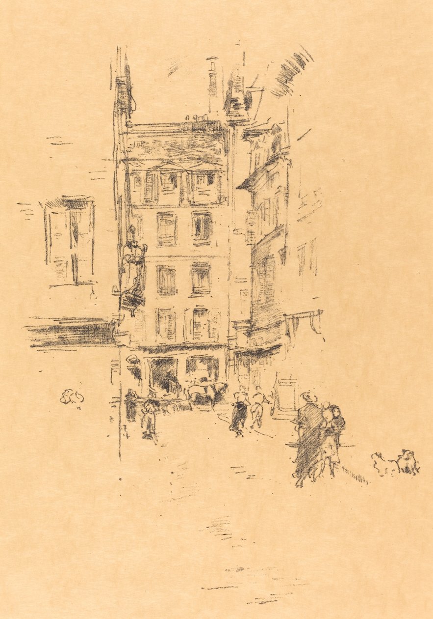 Rue Furstenburg alkotó: James Abbott McNeill Whistler
