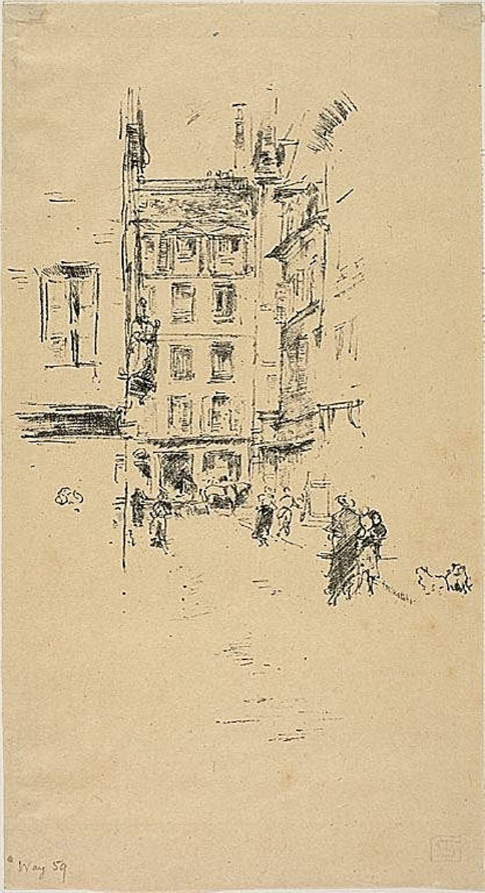 Rue Furstenburg alkotó: James Abbott McNeill Whistler