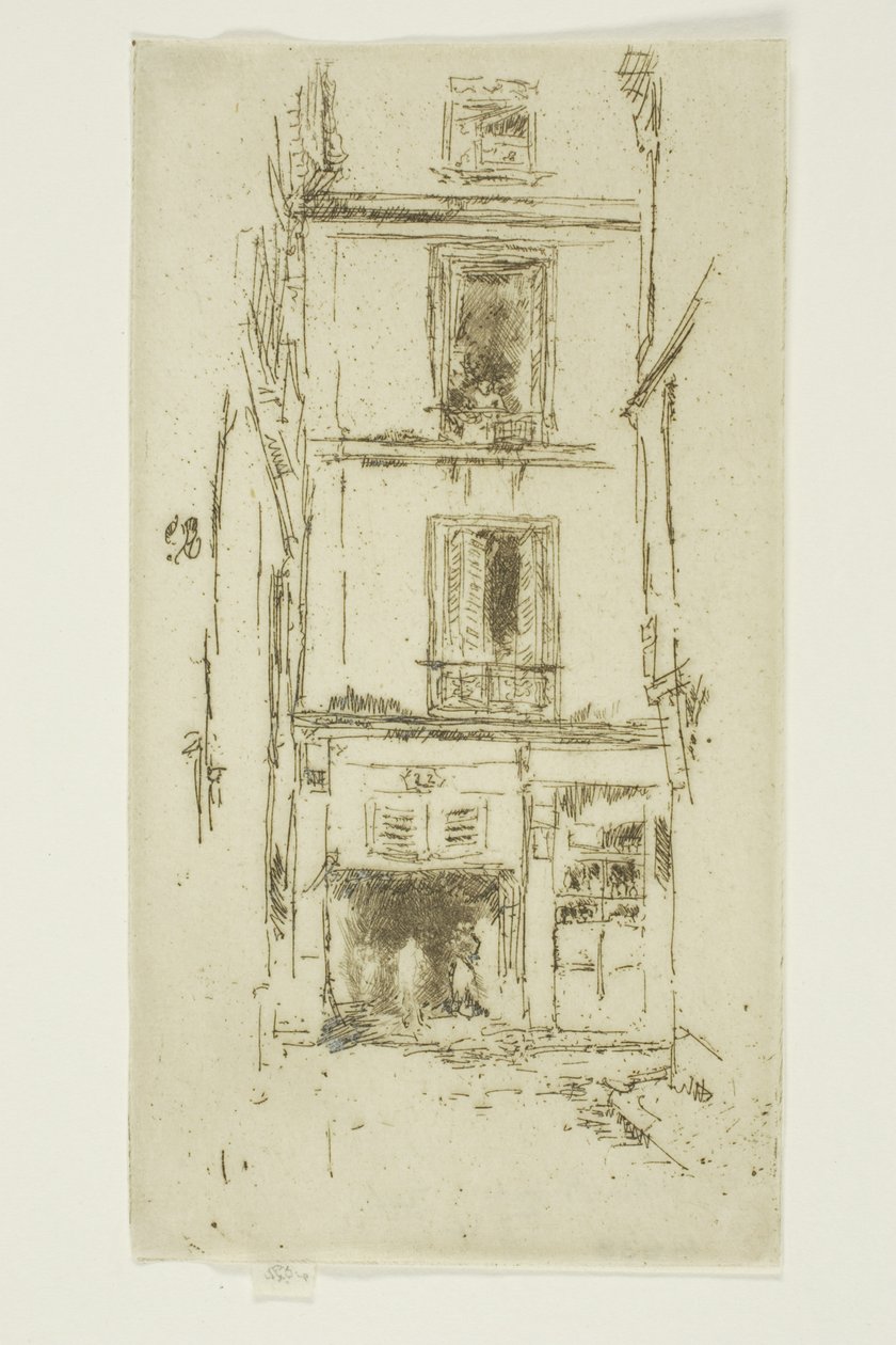 Rue des Bons Enfants, Tours alkotó: James Abbott McNeill Whistler