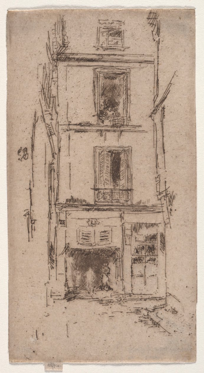 Rue des Bons Enfants, Tours alkotó: James McNeill Whistler