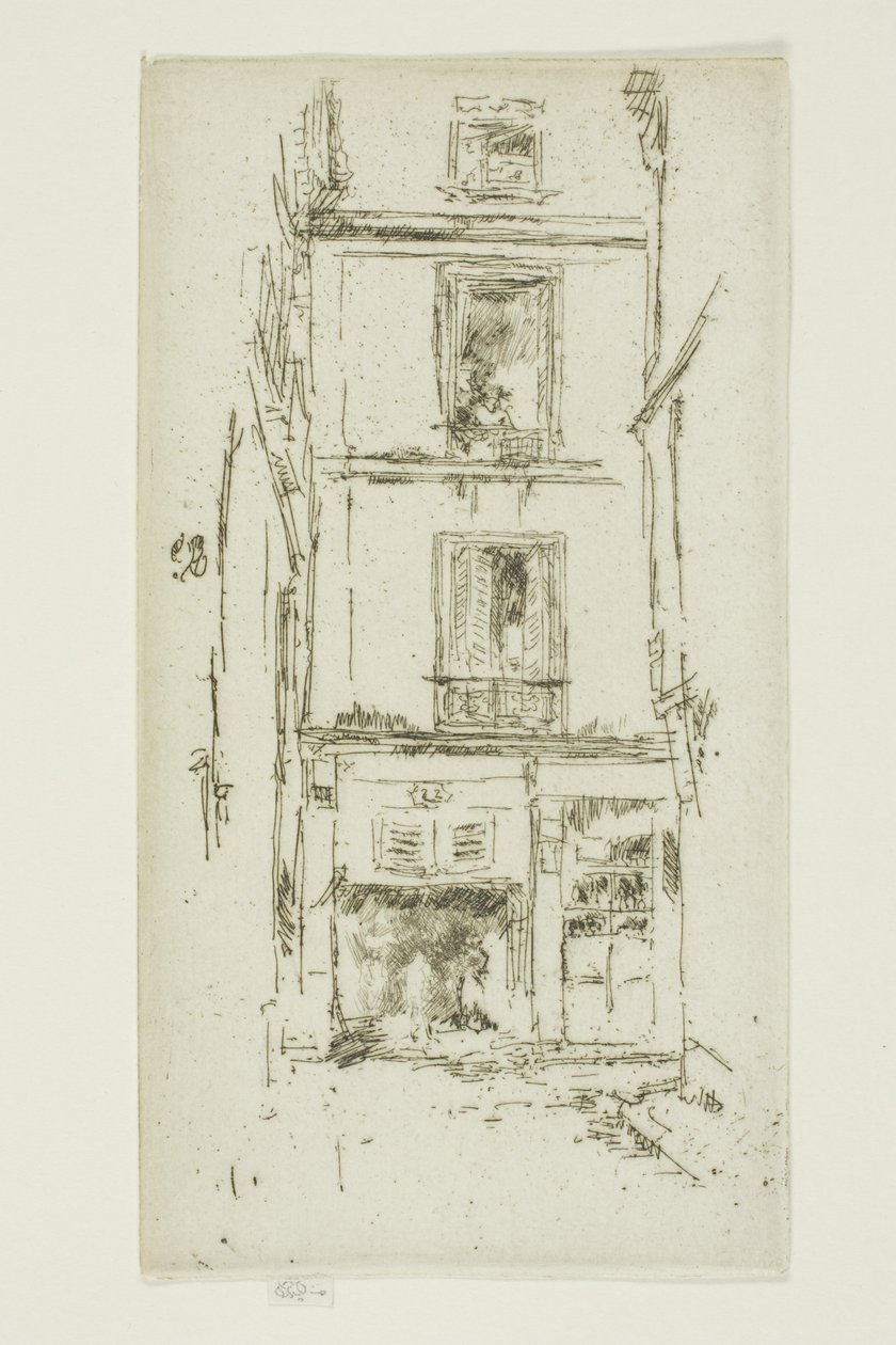 Rue des Bons Enfants, Tours alkotó: James McNeill Whistler