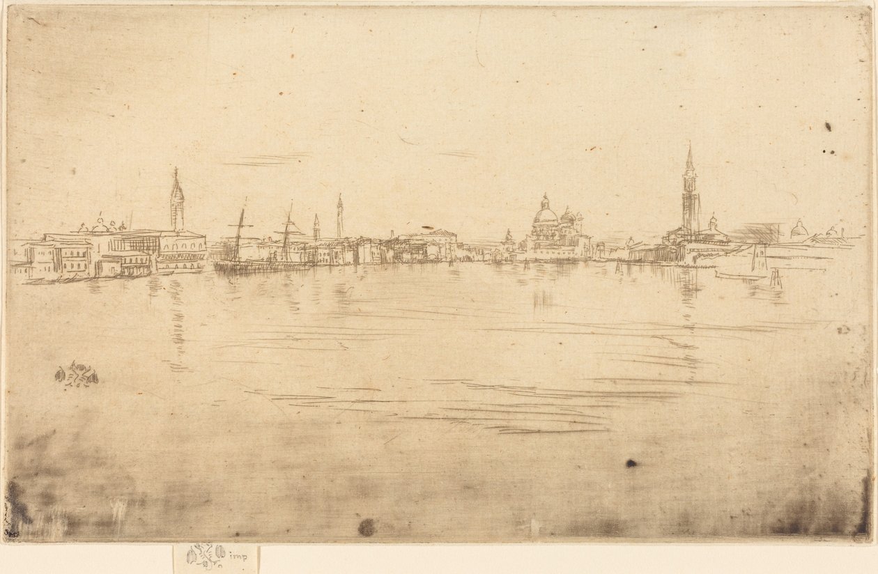 Hajnali tisztelgés alkotó: James McNeill Whistler