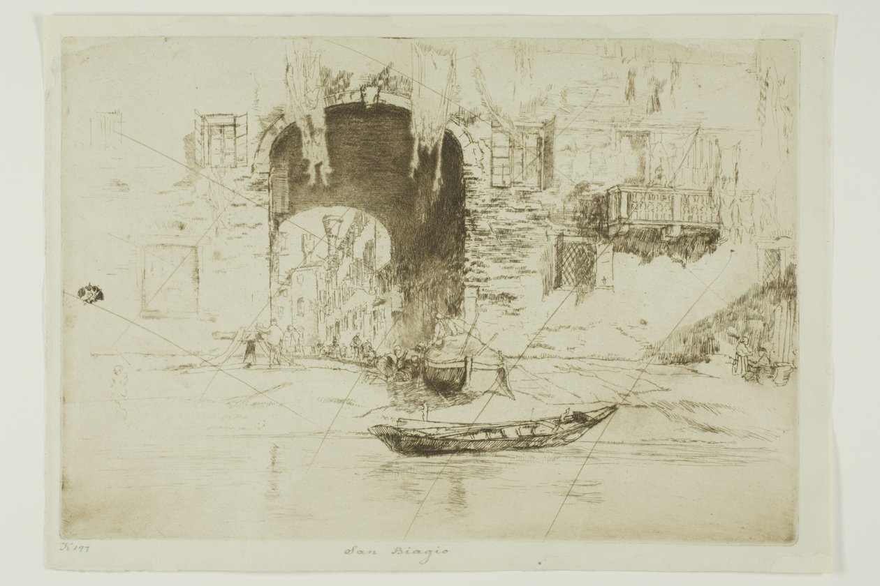 Saint Blaise alkotó: James McNeill Whistler