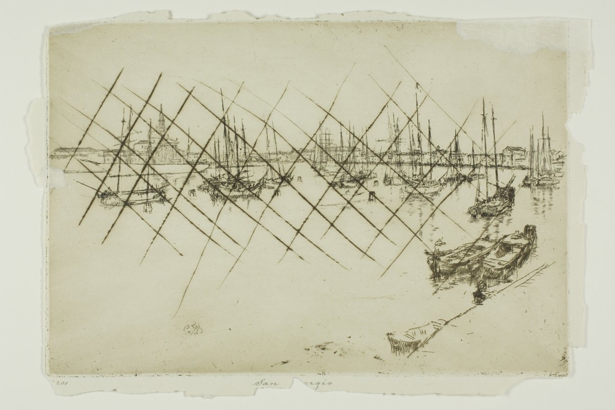 Szent György alkotó: James Abbott McNeill Whistler