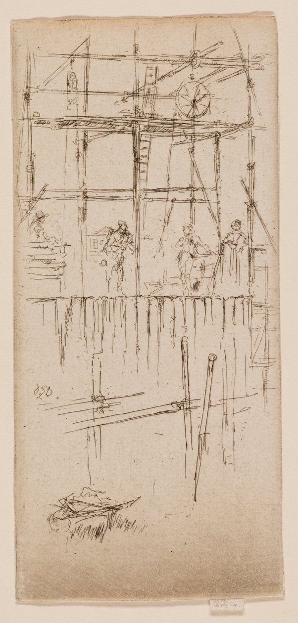 Savoy állványzat alkotó: James Abbott McNeill Whistler