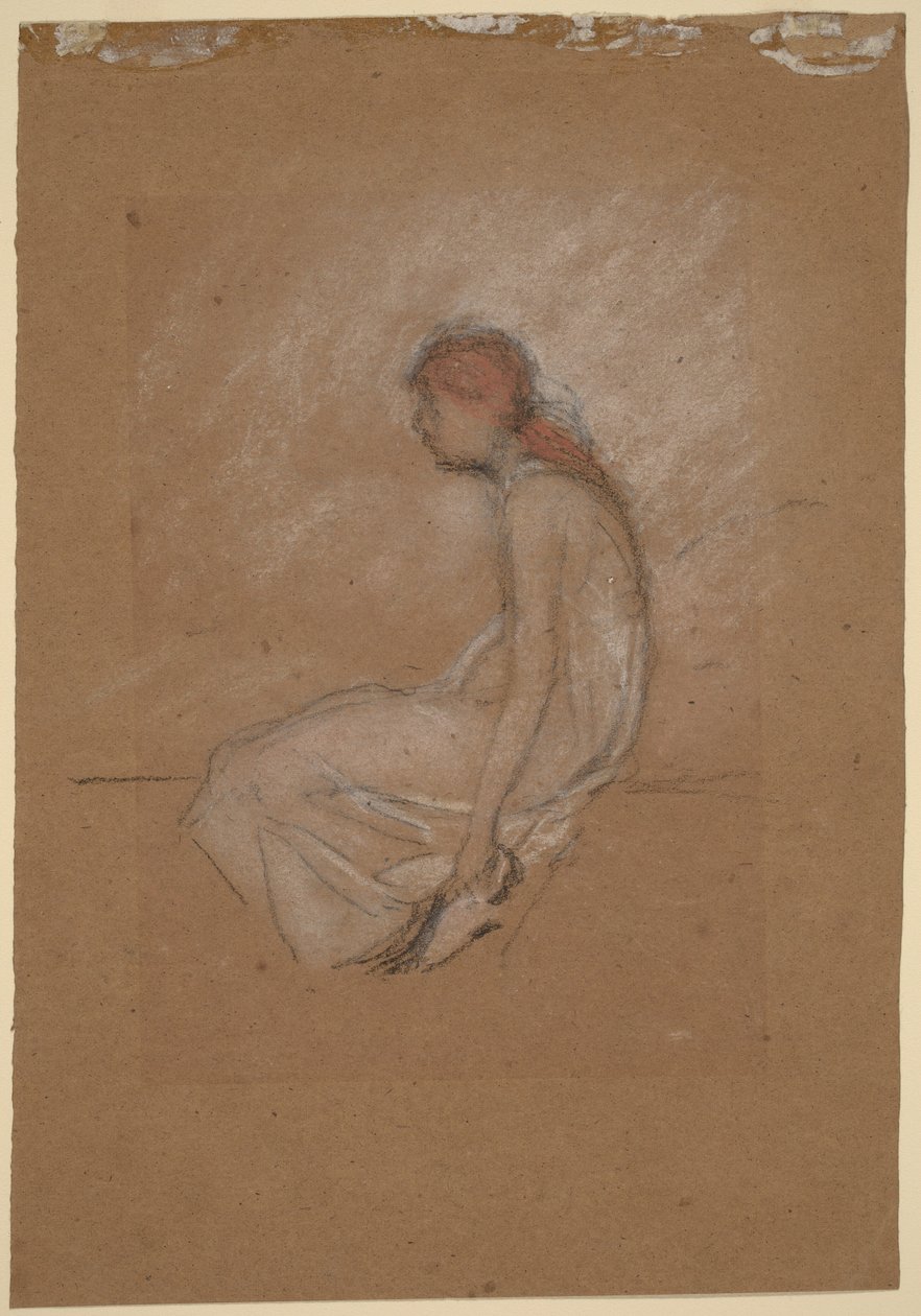 Ülő nő vörös hajjal alkotó: James McNeill Whistler