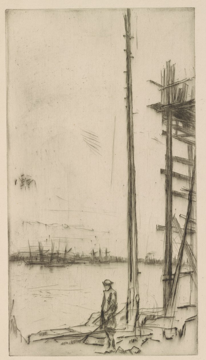 Hajóépítő gyár, Liverpool alkotó: James Abbott McNeill Whistler