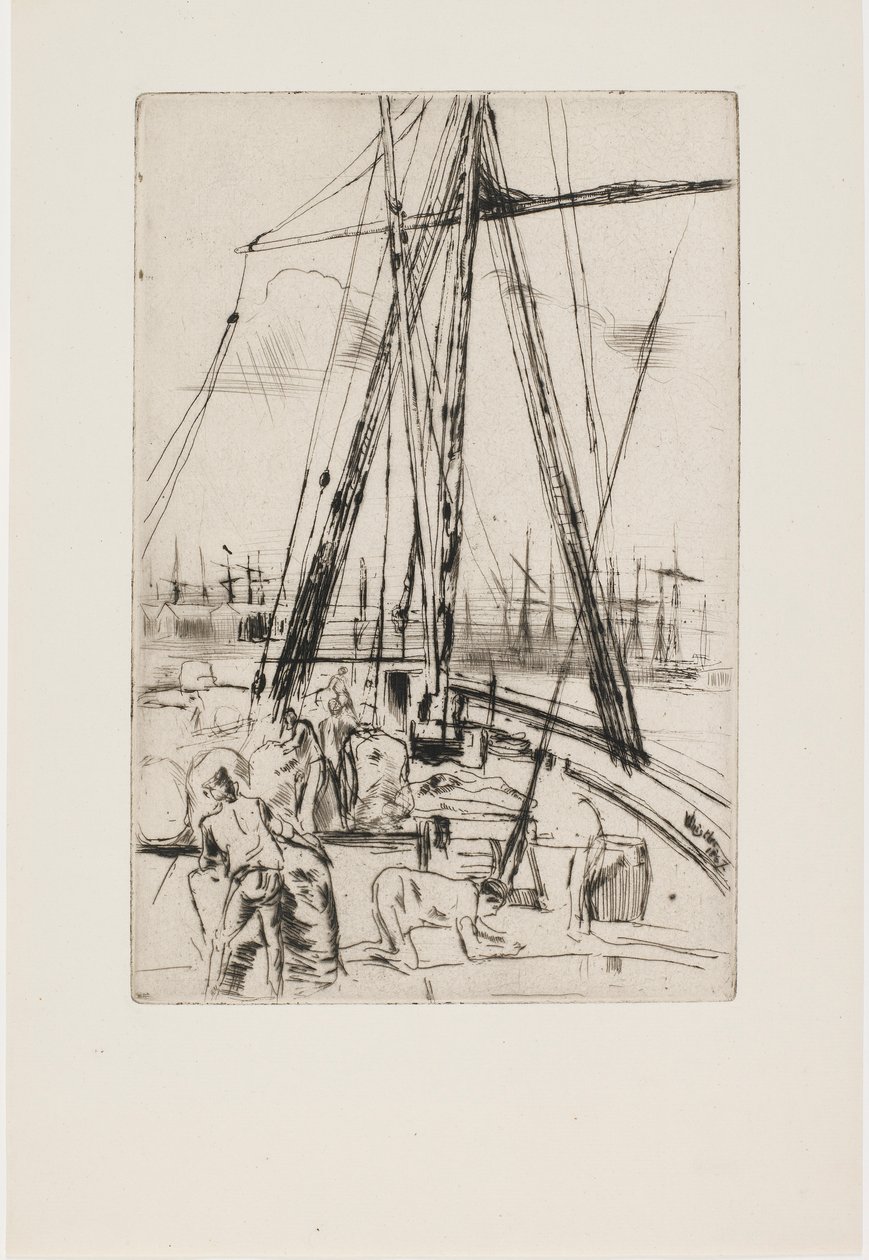 Szállítás Liverpoolban alkotó: James Abbott McNeill Whistler