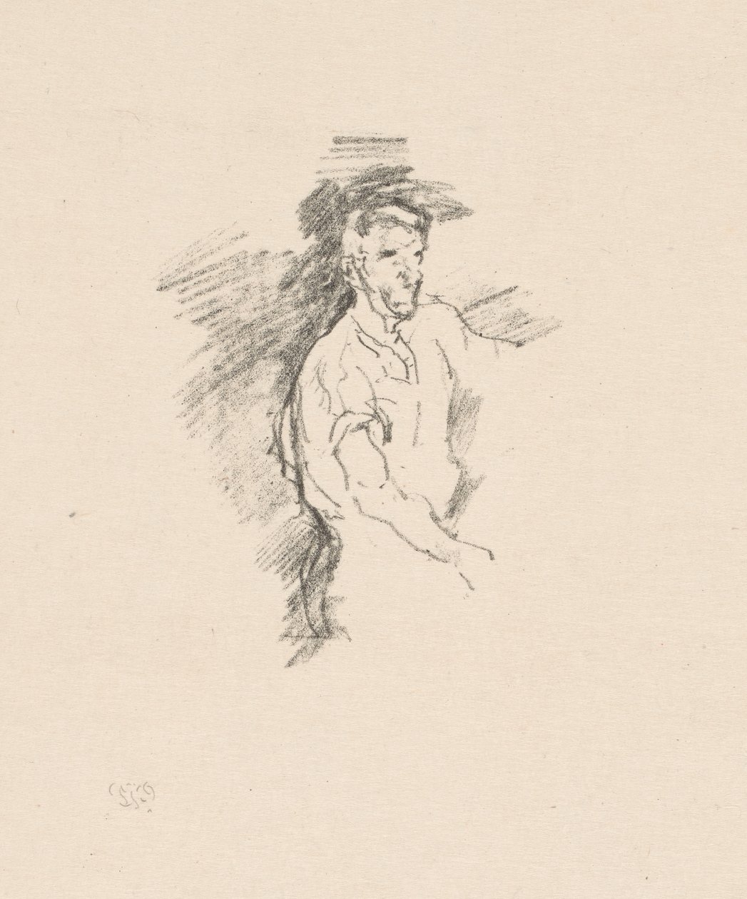 Vázlat egy kovácsról alkotó: James Abbott McNeill Whistler
