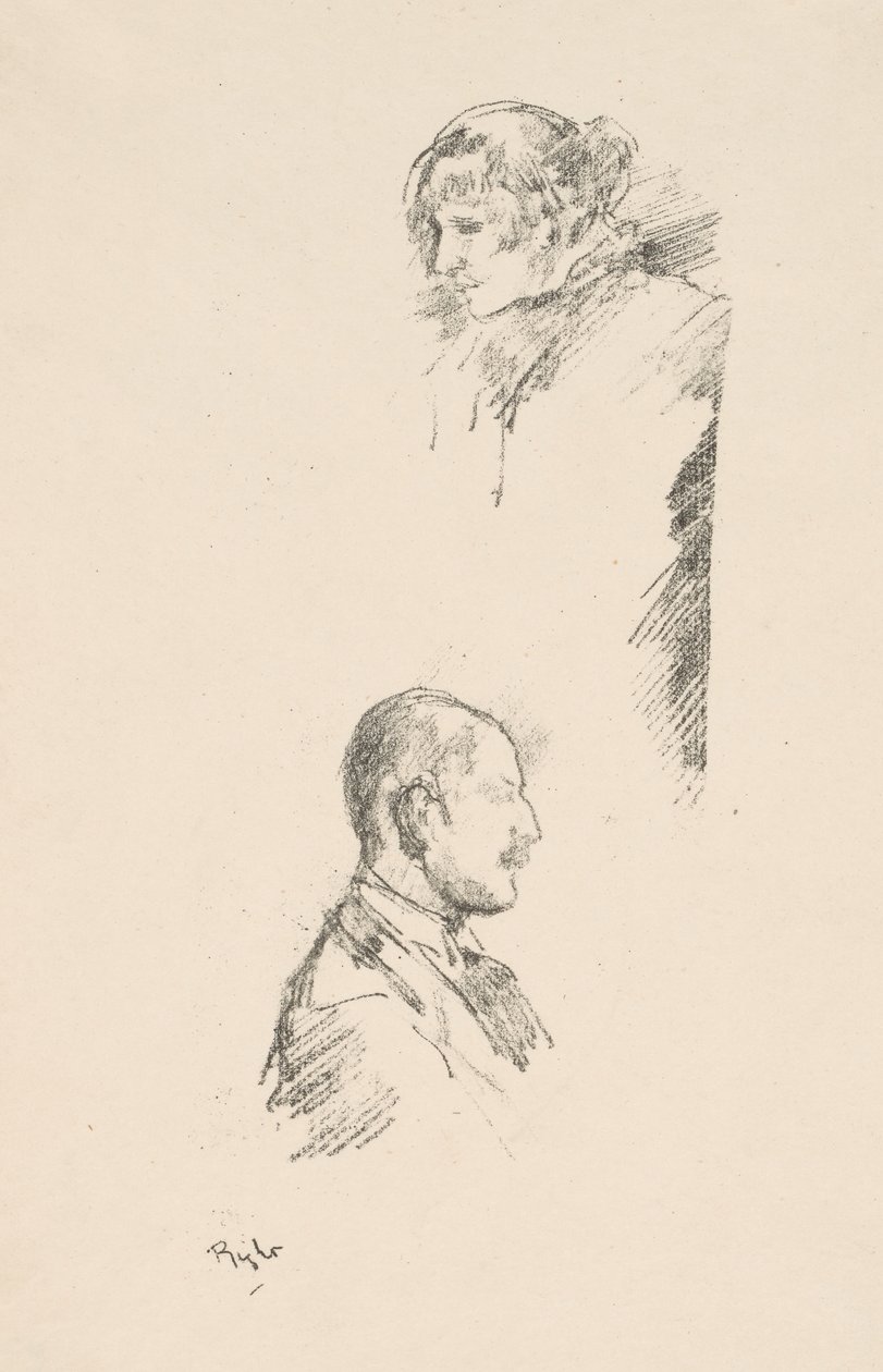 Vázlatok Miss Philipről és Mr. A. Studdról alkotó: James Abbott McNeill Whistler