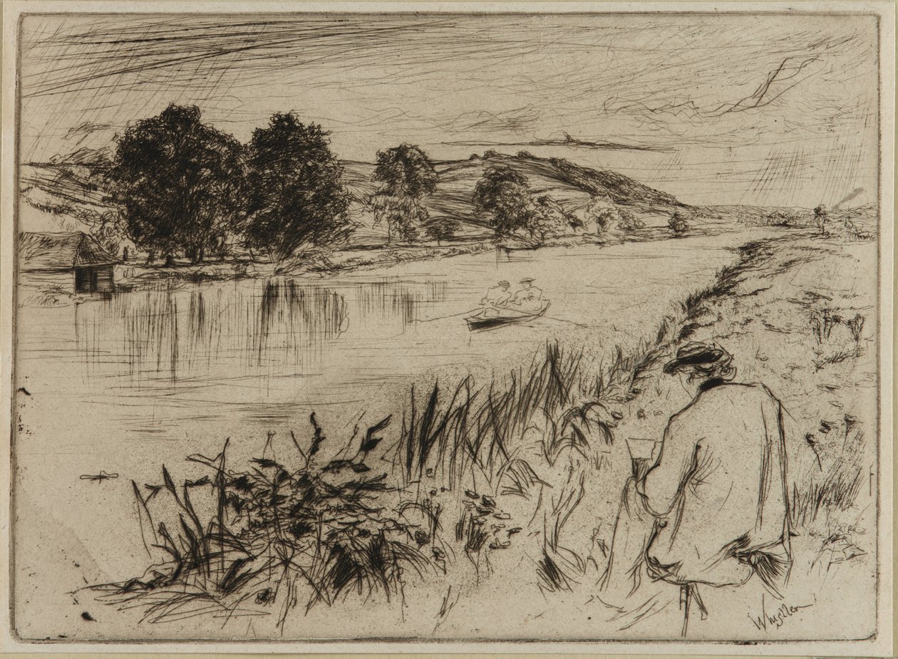 Vázlatkészítés alkotó: James Abbott McNeill Whistler