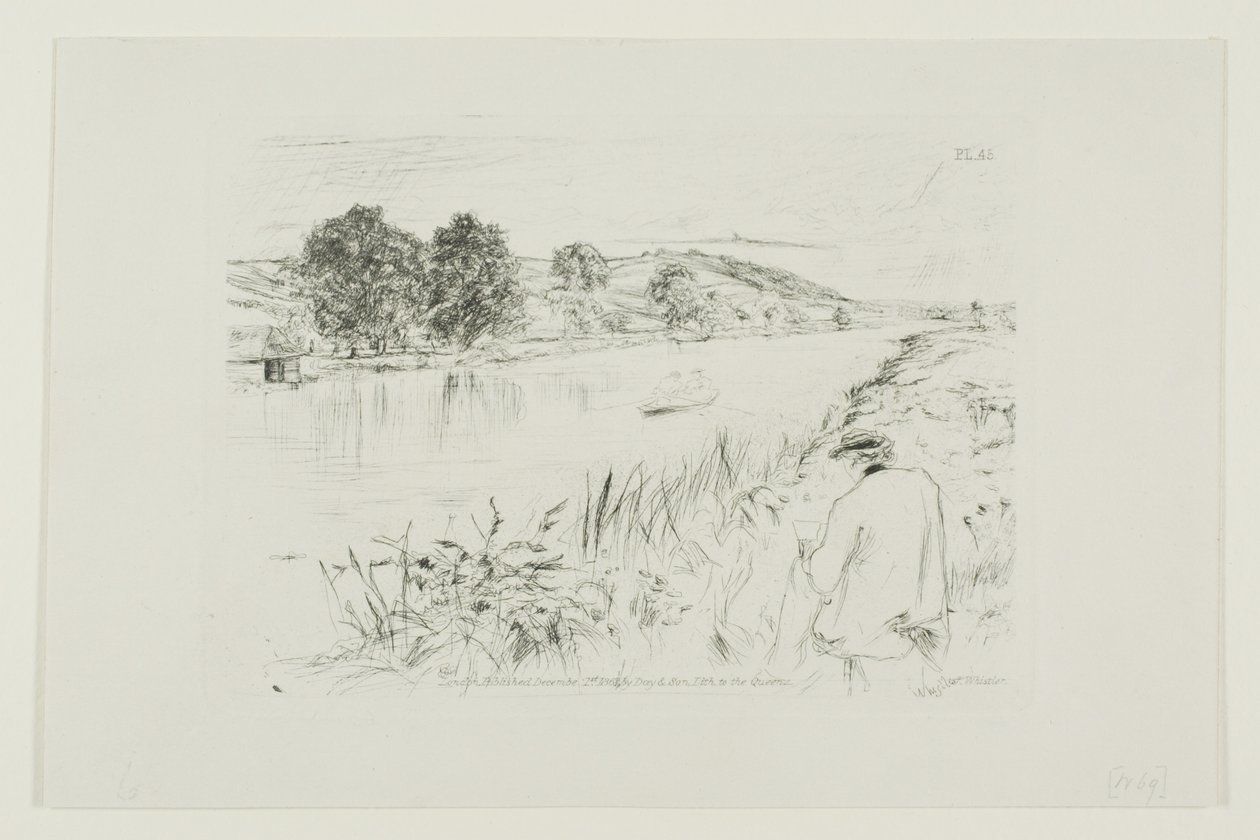 Vázlatkészítés alkotó: James Abbott McNeill Whistler