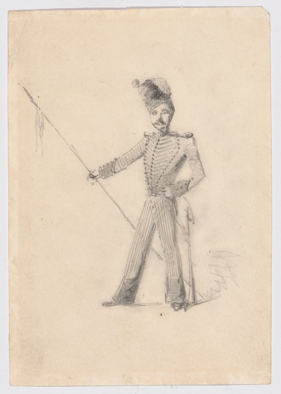 Katona Lance-szel alkotó: James Abbott McNeill Whistler