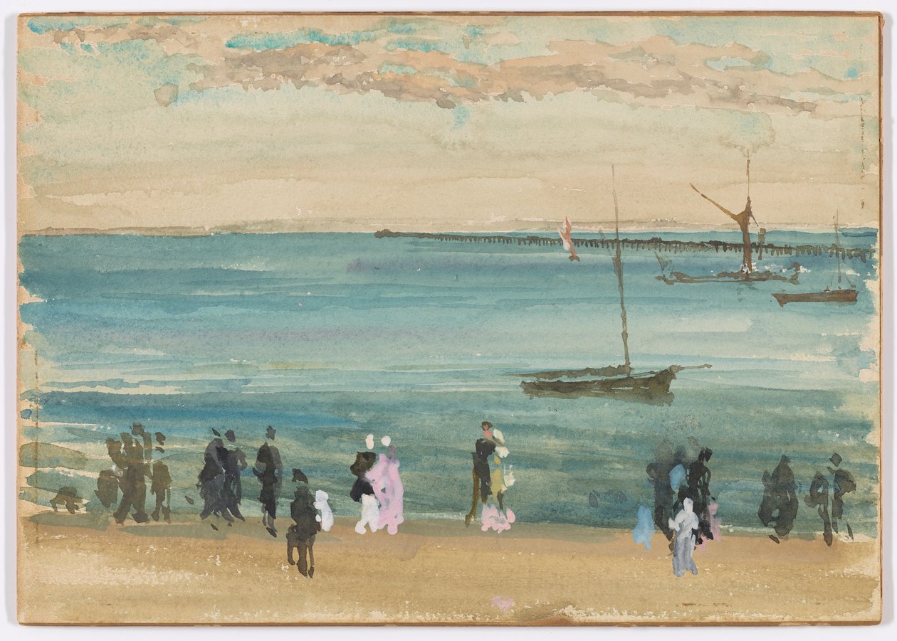 Southend Pier alkotó: James Abbott McNeill Whistler