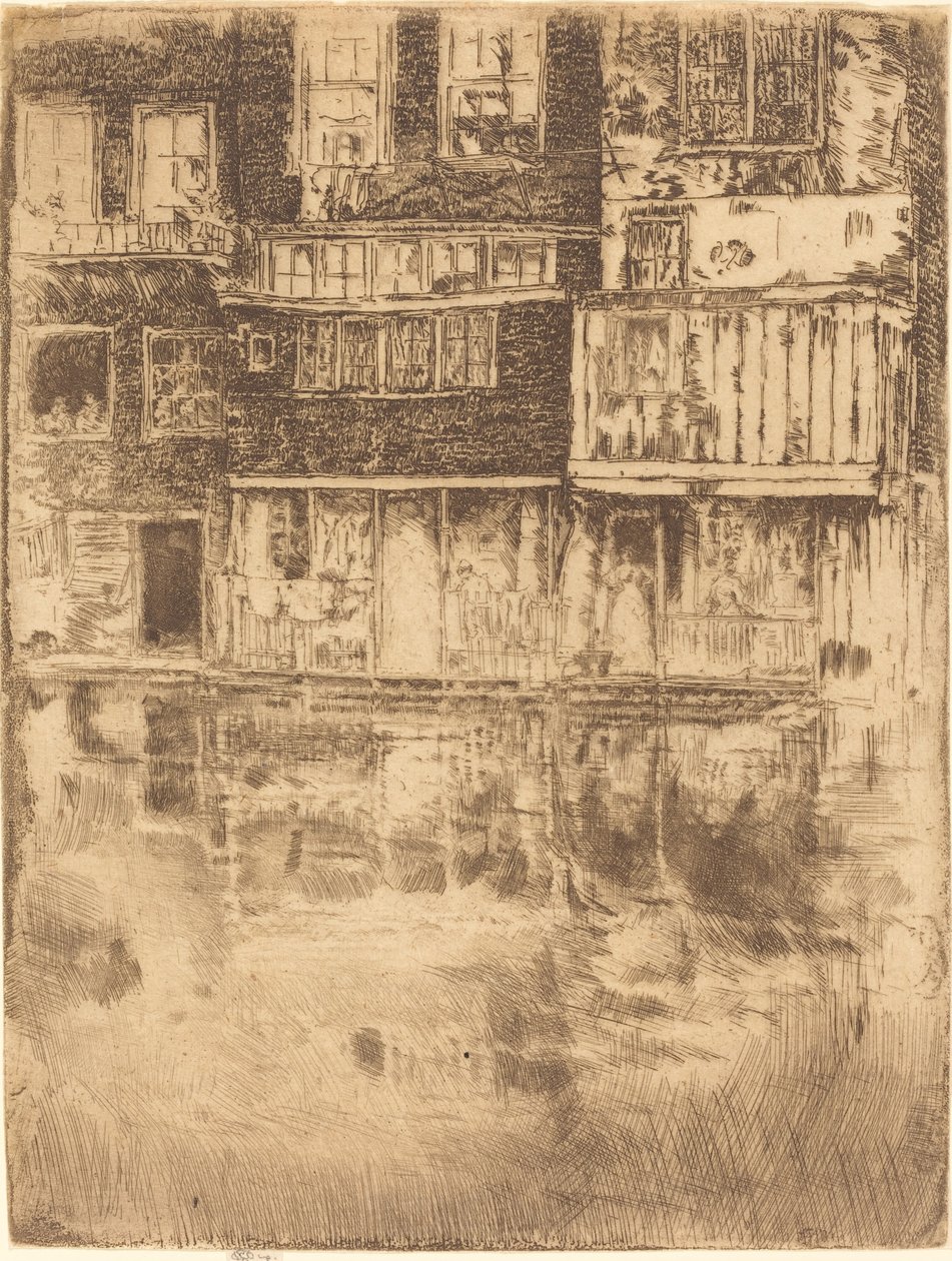 Square House, Amszterdam alkotó: James Abbott McNeill Whistler