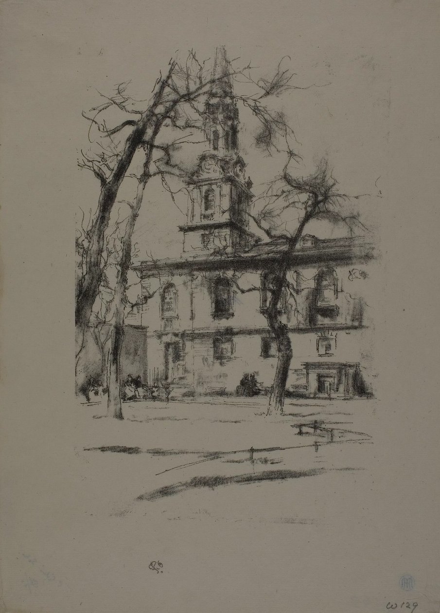 St. Giles-in-the-Fields alkotó: James Abbott McNeill Whistler