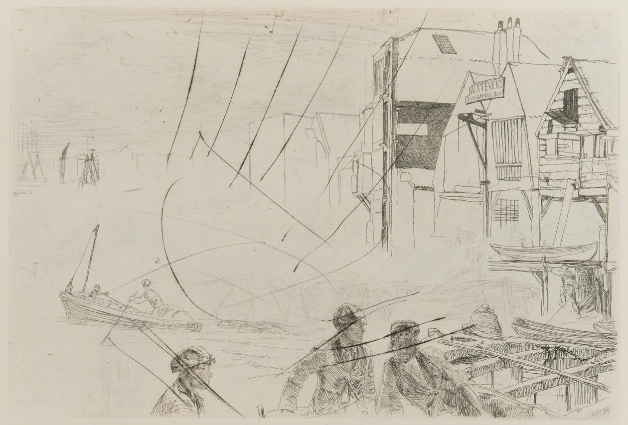 Stevens hajóélete alkotó: James Abbott McNeill Whistler