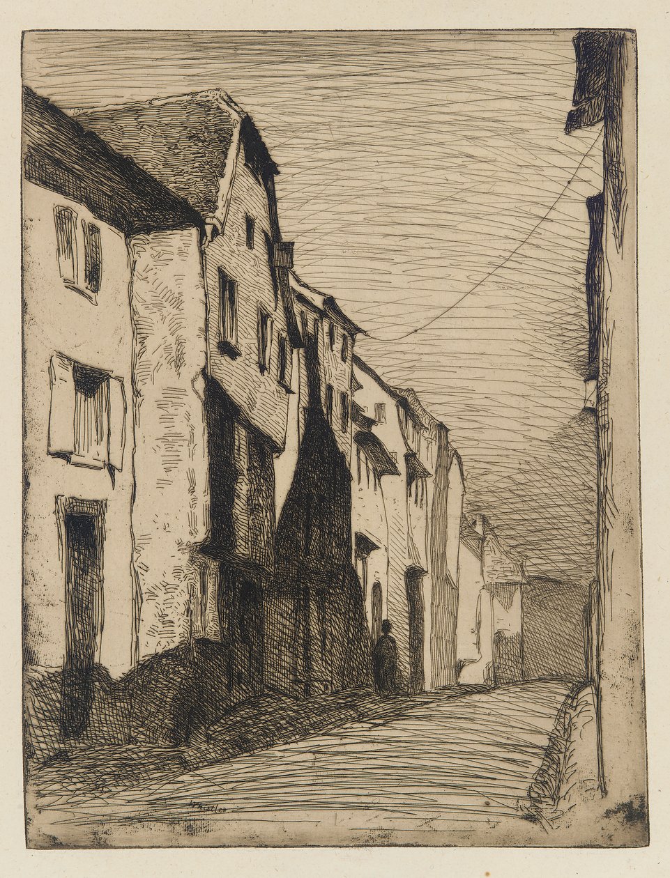 Saverne utca alkotó: James Abbott McNeill Whistler