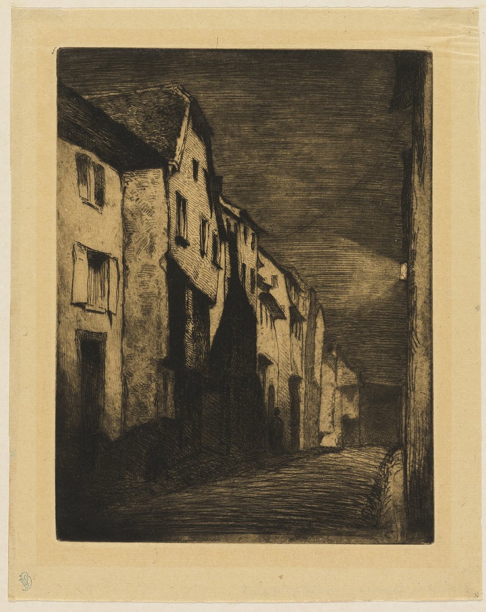 Saverne utca alkotó: James Abbott McNeill Whistler