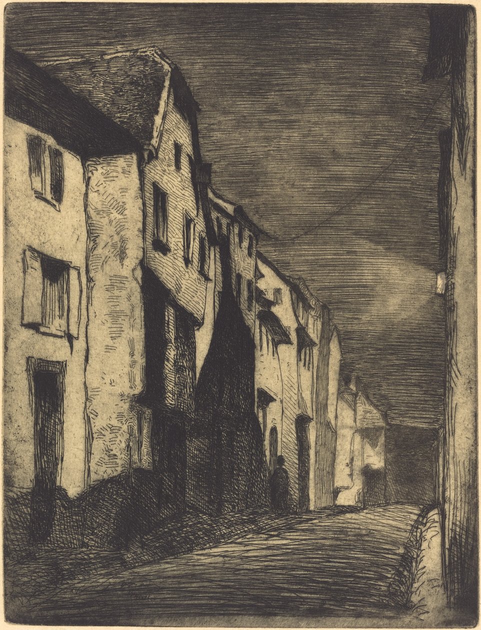 Saverne-i utca alkotó: James Abbott McNeill Whistler
