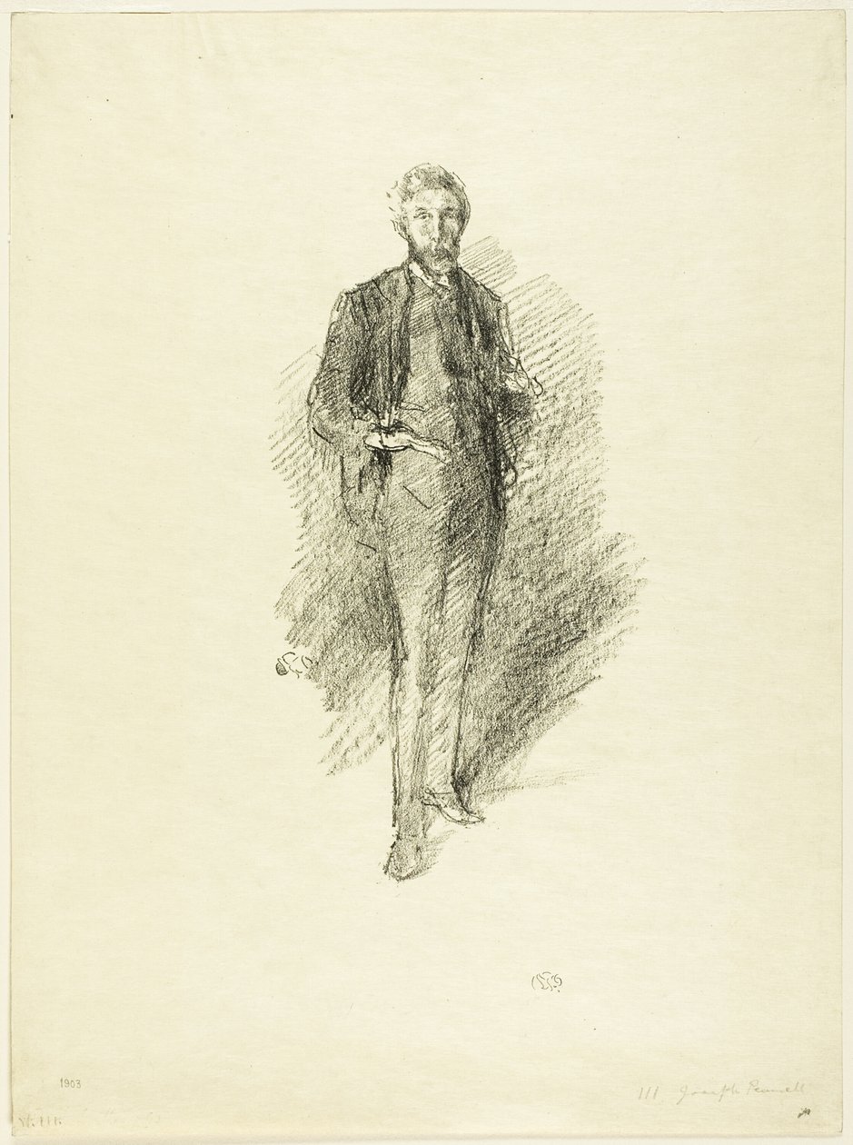 Tanulmány: Joseph Pennell alkotó: James Abbott McNeill Whistler