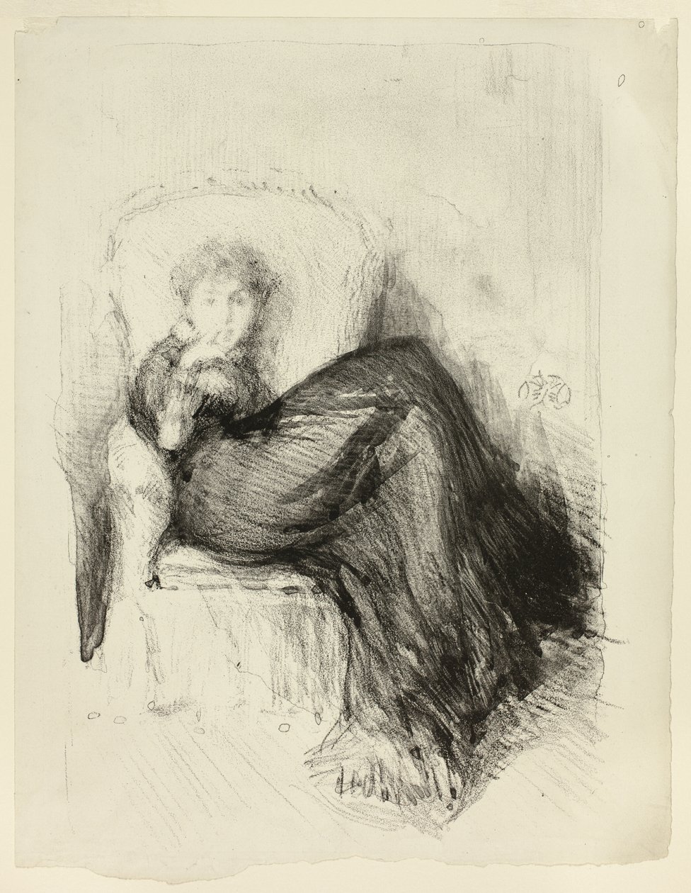 Tanulmány: Maud ülve alkotó: James Abbott McNeill Whistler