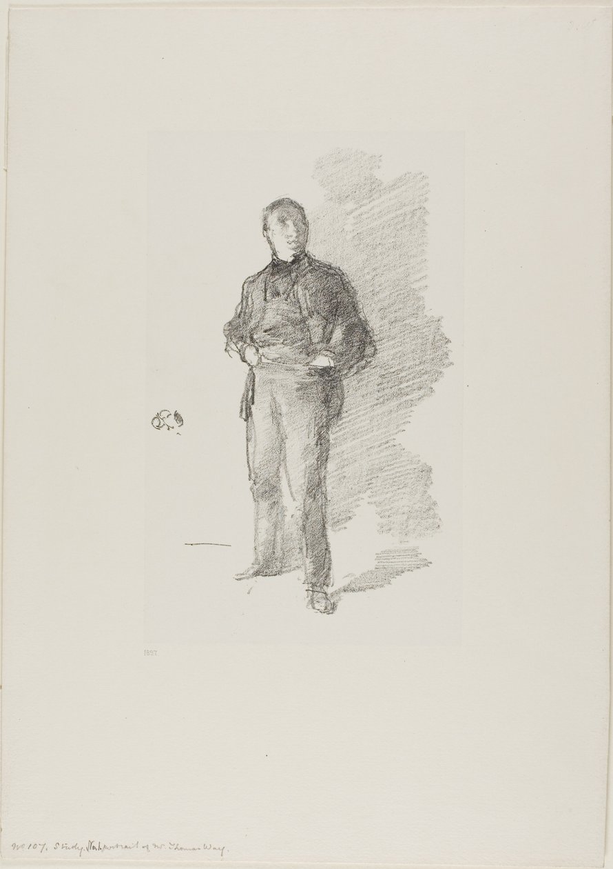1. számú tanulmány: Mr. Thomas Way alkotó: James Abbott McNeill Whistler